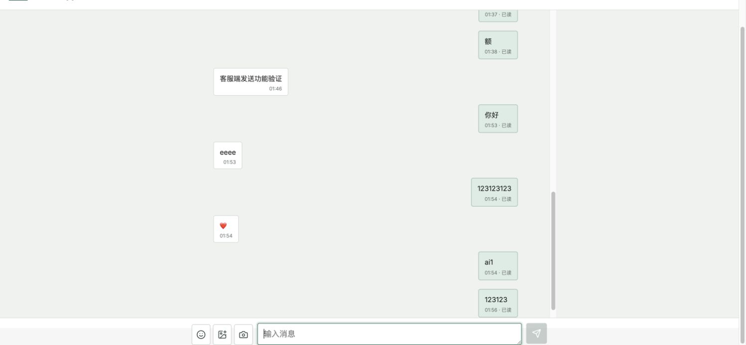 访客聊天界面